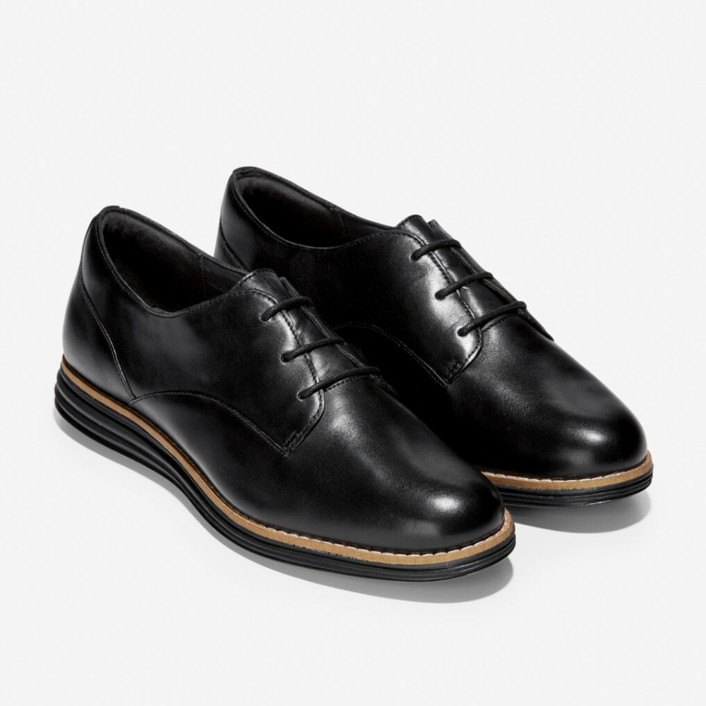 Cole Haan Original Grand Plain Oxford Black Leather